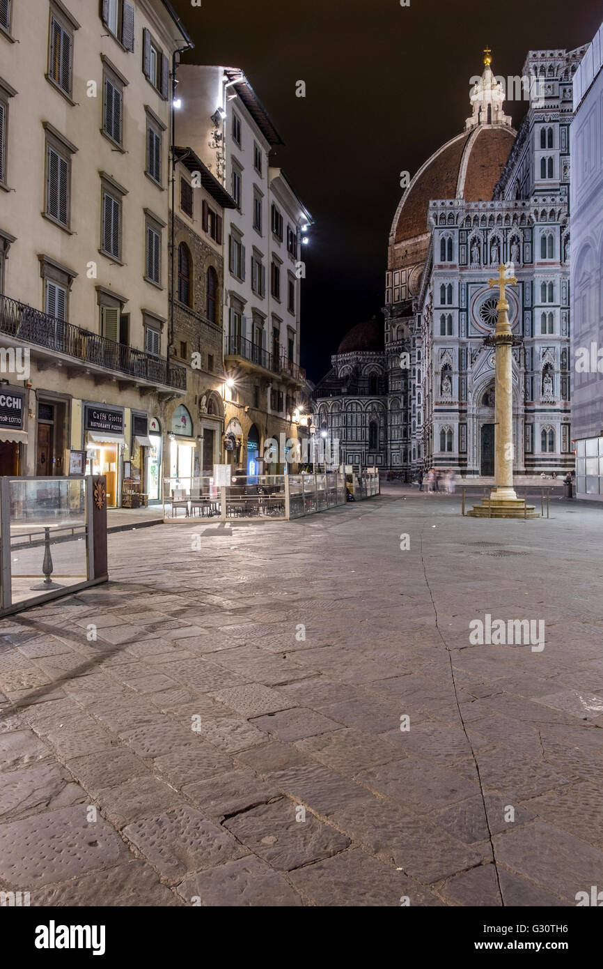 Cattedrale di Santa Maria del Fiore, Piazza del Duomo Firenze, Italia Foto Stock