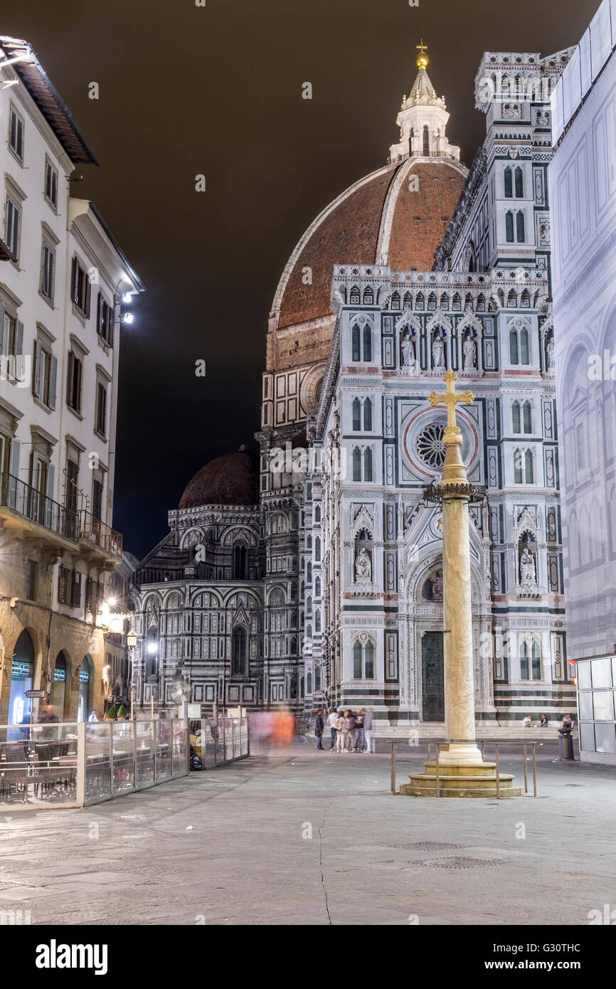 Cattedrale di Santa Maria del Fiore, Piazza del Duomo Firenze, Italia Foto Stock