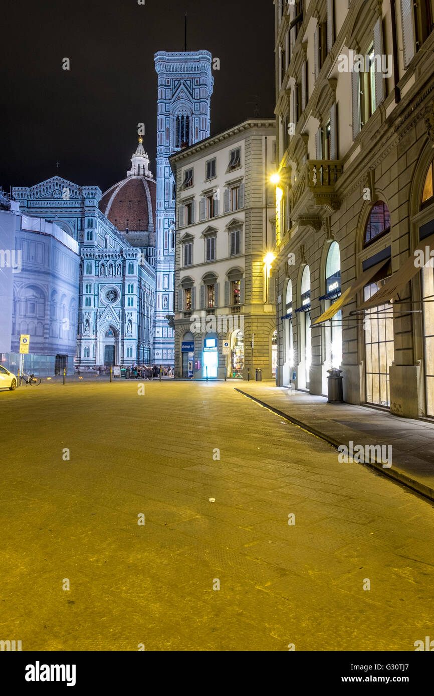 Cattedrale di Santa Maria del Fiore, Piazza del Duomo Firenze, Italia Foto Stock