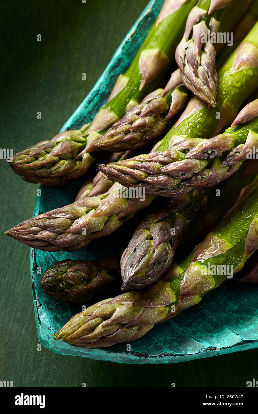 Gli asparagi spears Foto Stock