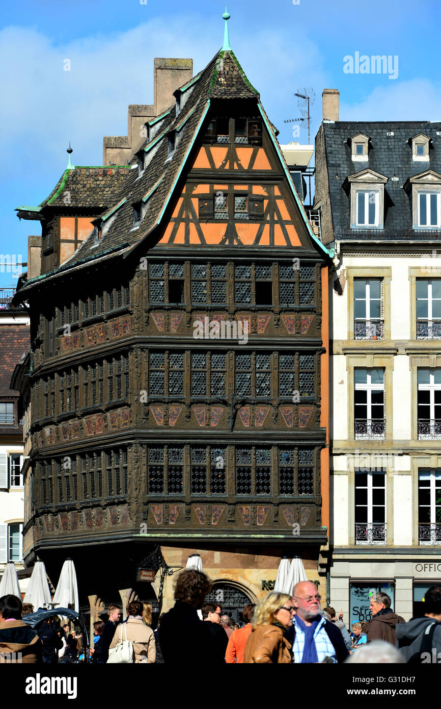 Strasburgo, Francia, Maison Kammerzell Foto Stock