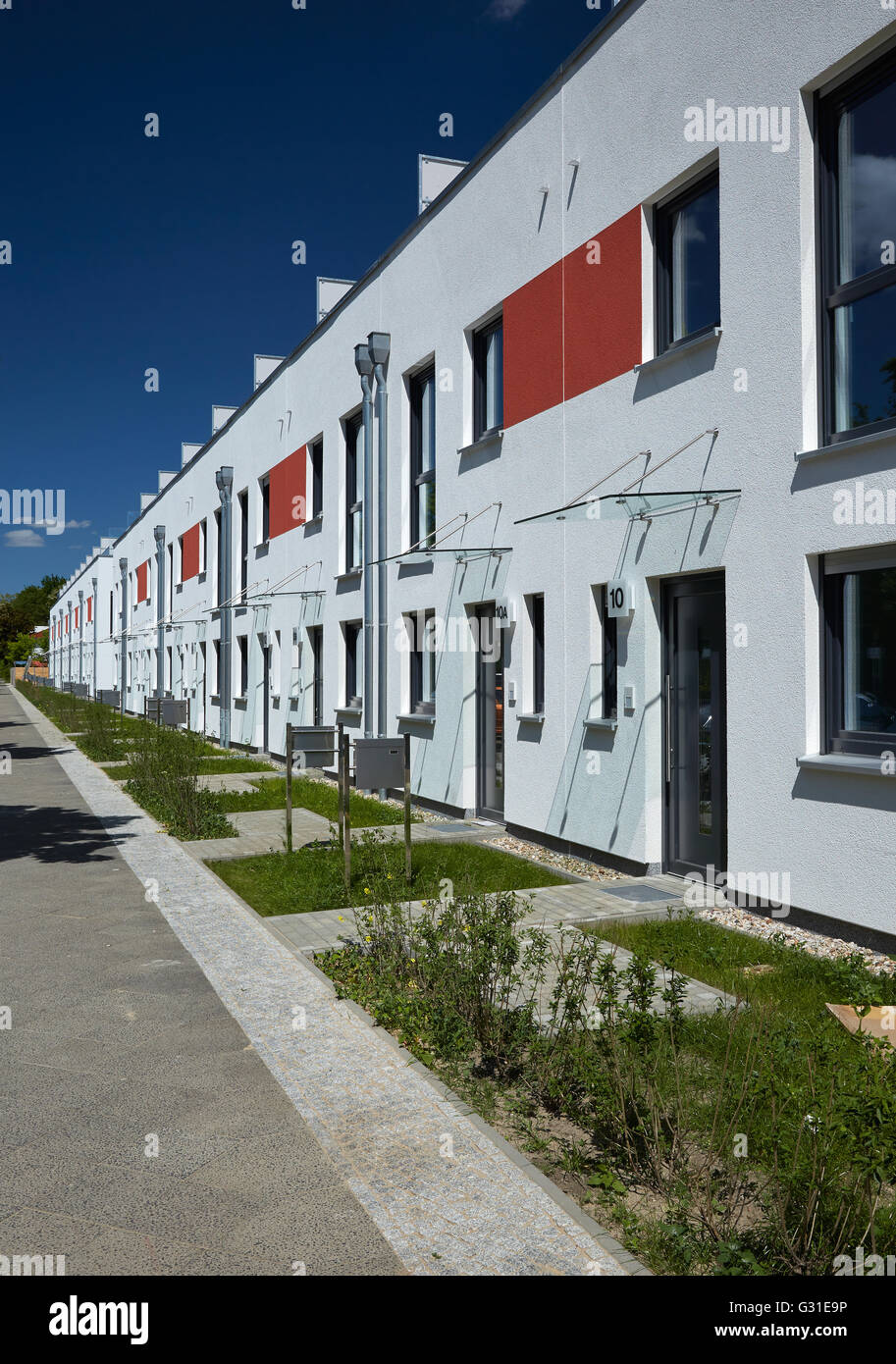 Berlino, Germania, housing development in Berlin-Lichtenberg Foto Stock