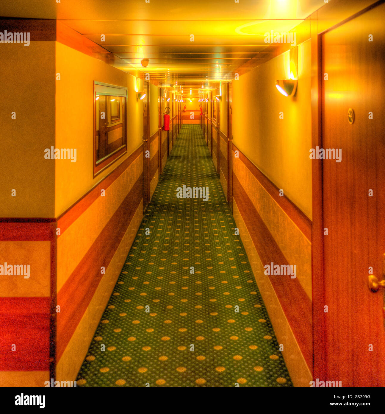 Hdr della navata Hotel - Shining filmato come Foto Stock