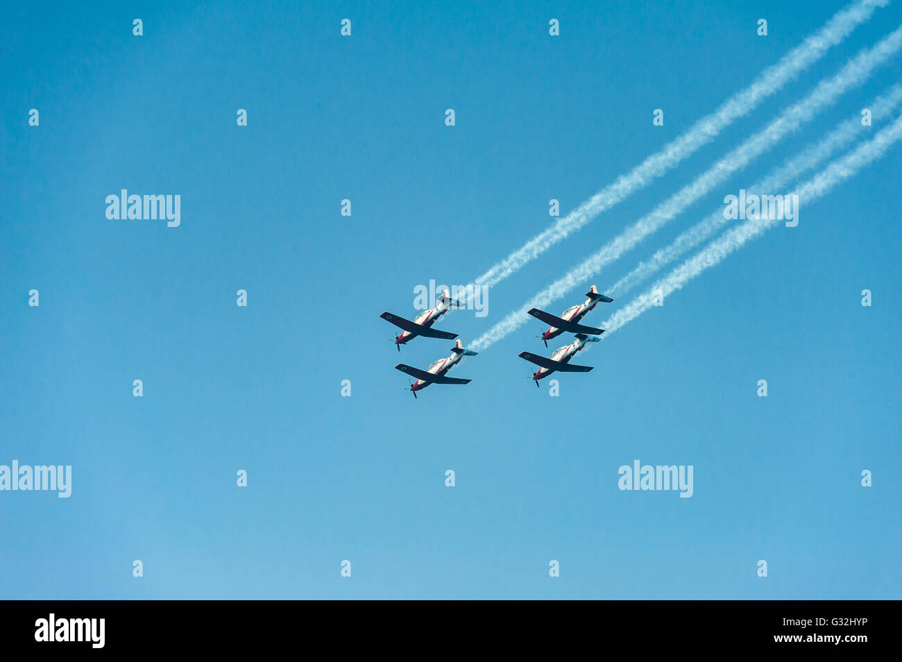 Israele, Tel Aviv, air show - Yom Haatsmaout 2016 Foto Stock