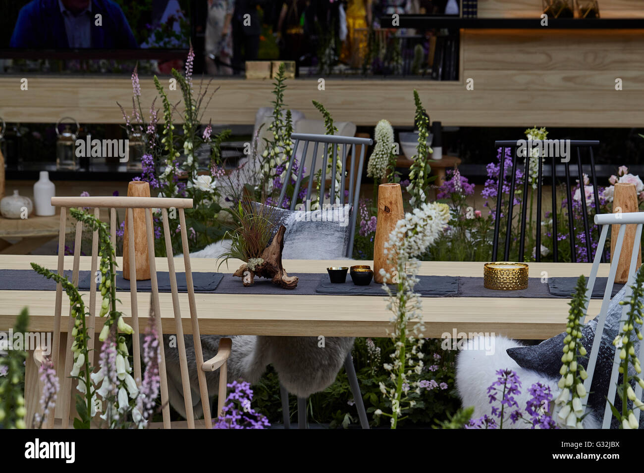 Chelsea Flower Show 2016 LG Smart Garden Hay giovani Hwang Foto Stock