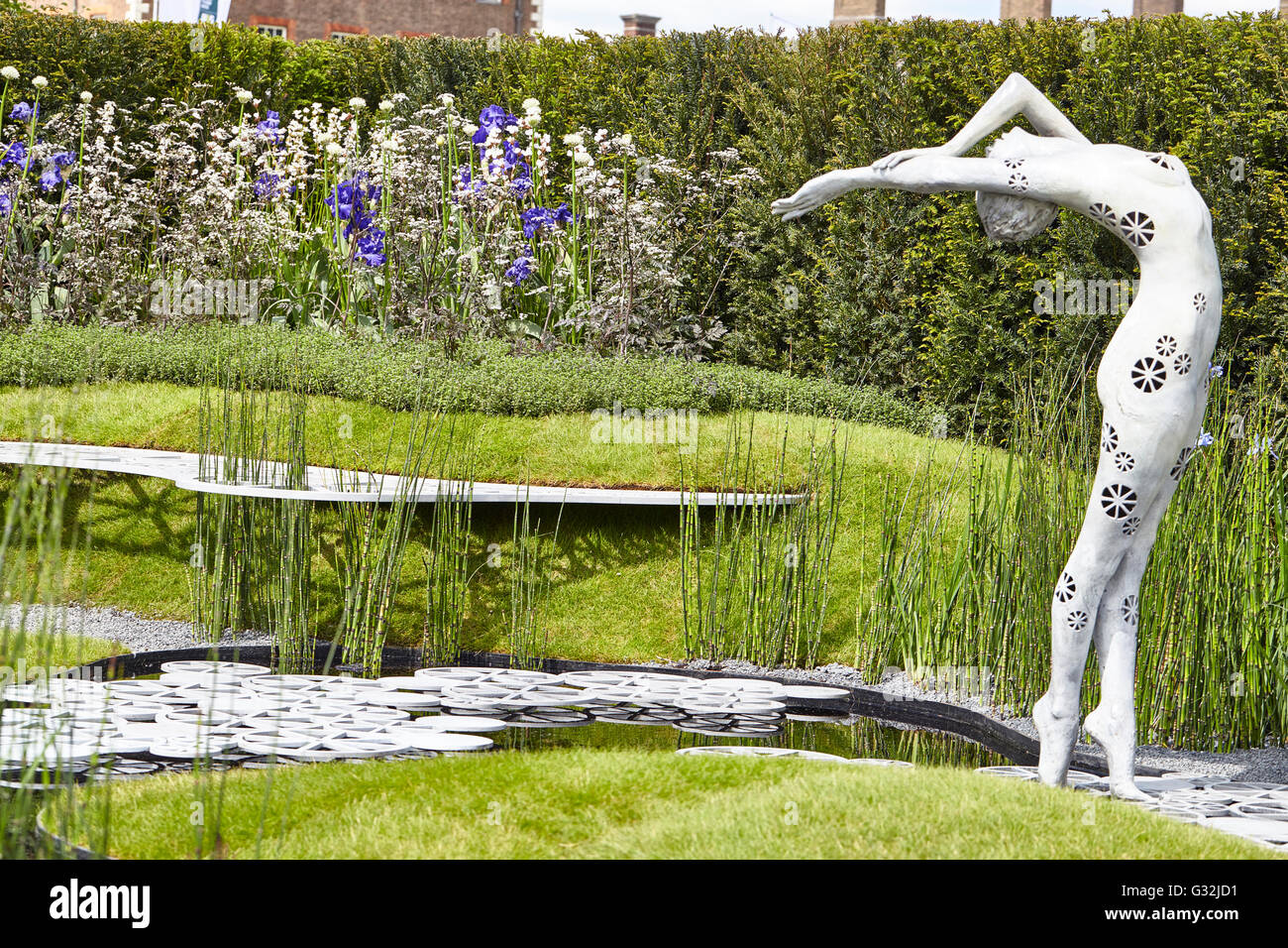 Chelsea Flower Show 2016 il giardino imperiale ravvivare Tatyana Goltsova Foto Stock