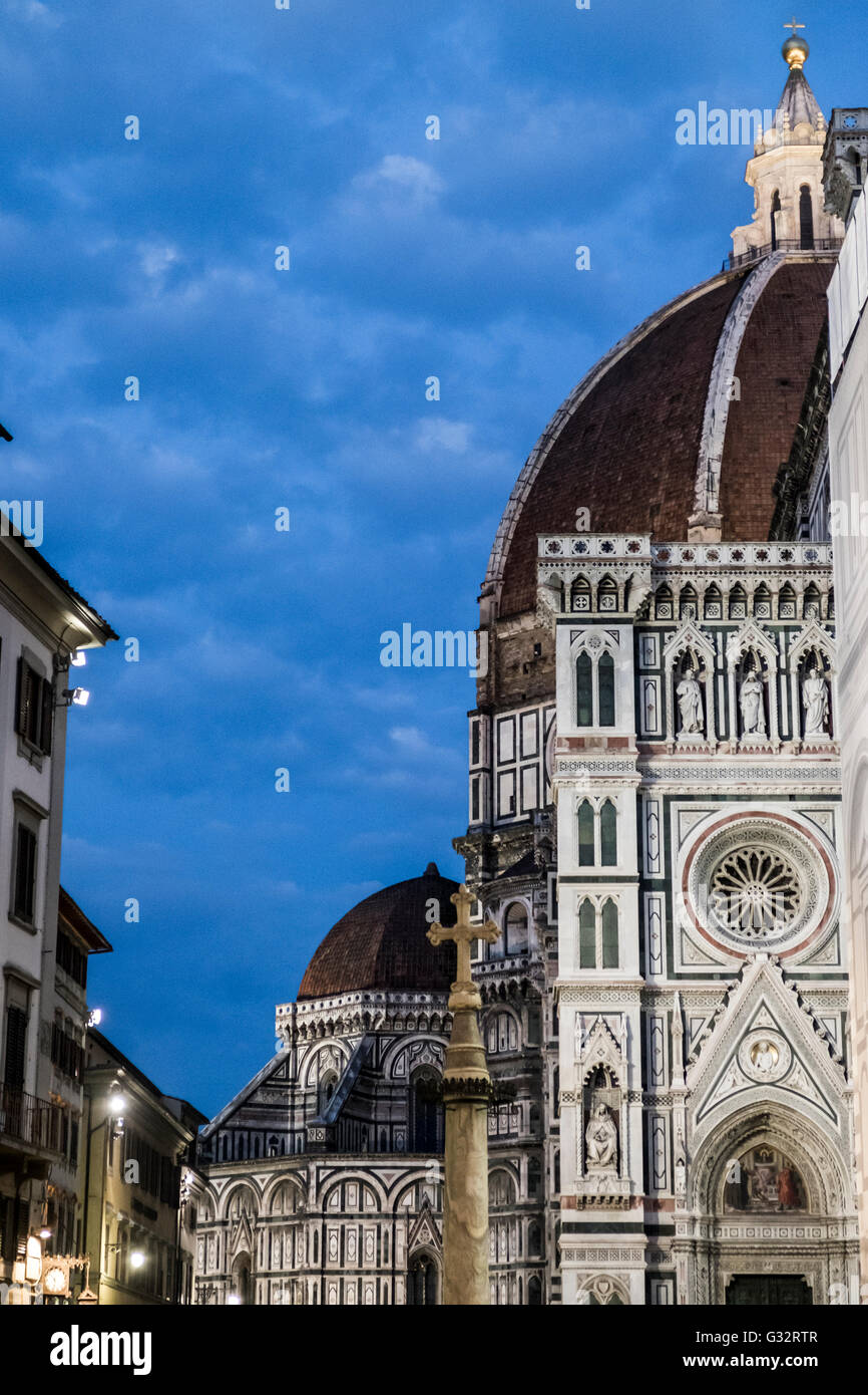 Piazza del Duomo, Firenze, Italia Foto Stock