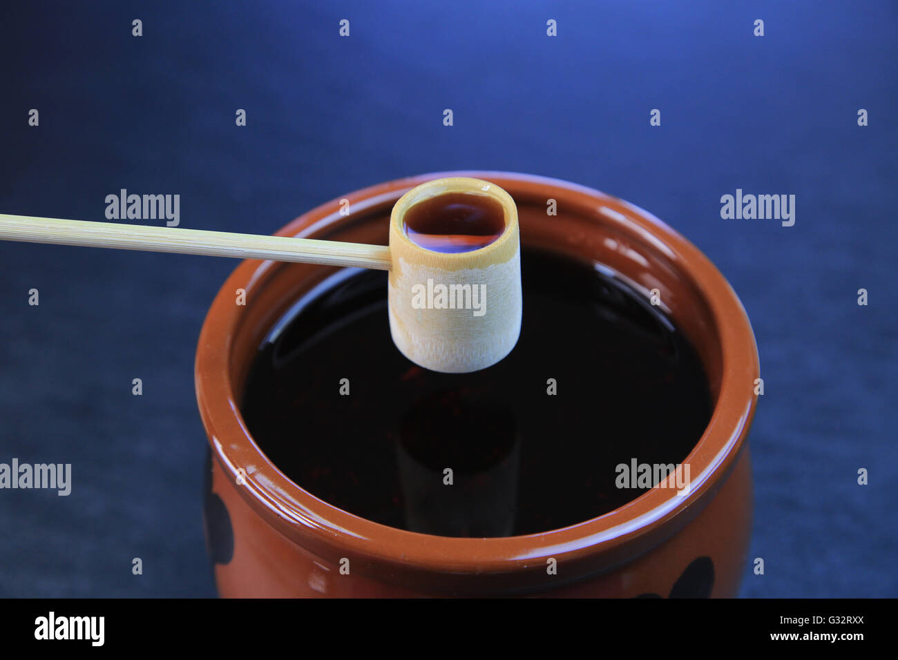Aceto nero Foto Stock