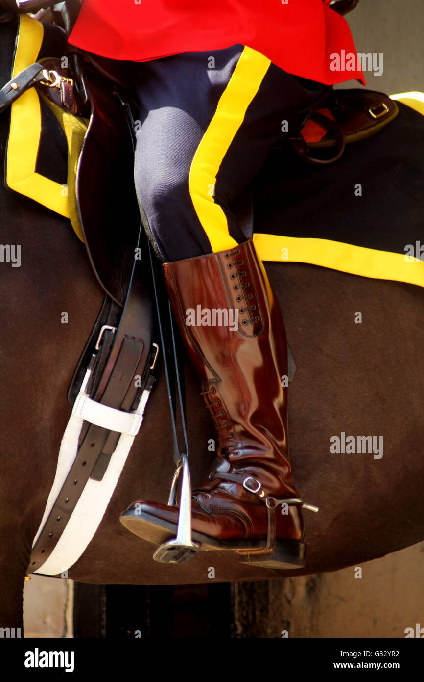 La polizia reale canadese montata Foto Stock