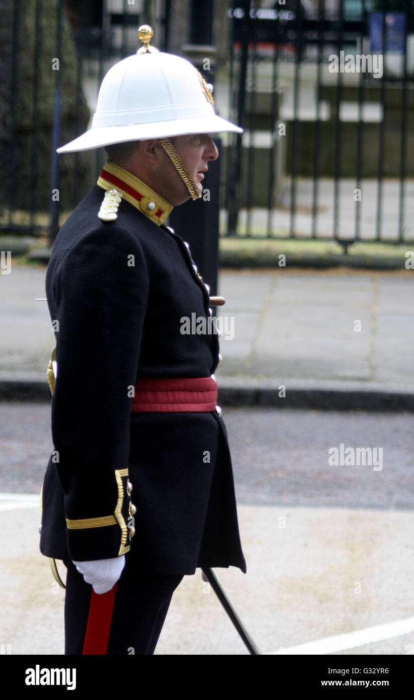 Royal Marines direttore di musica Foto Stock
