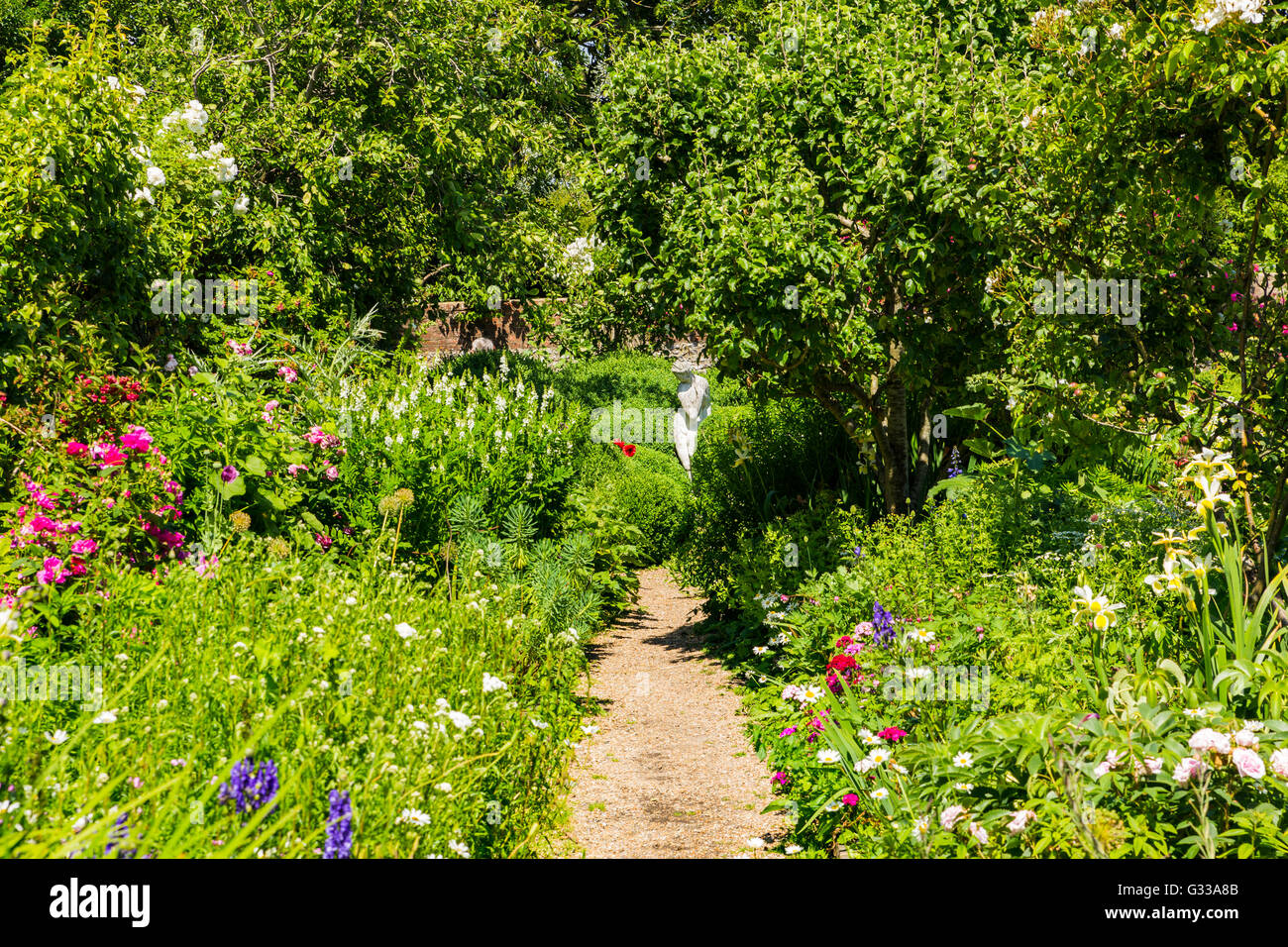 Charleston fiducia giardini nelle vicinanze del Lewes, East Sussex, Inghilterra Foto Stock