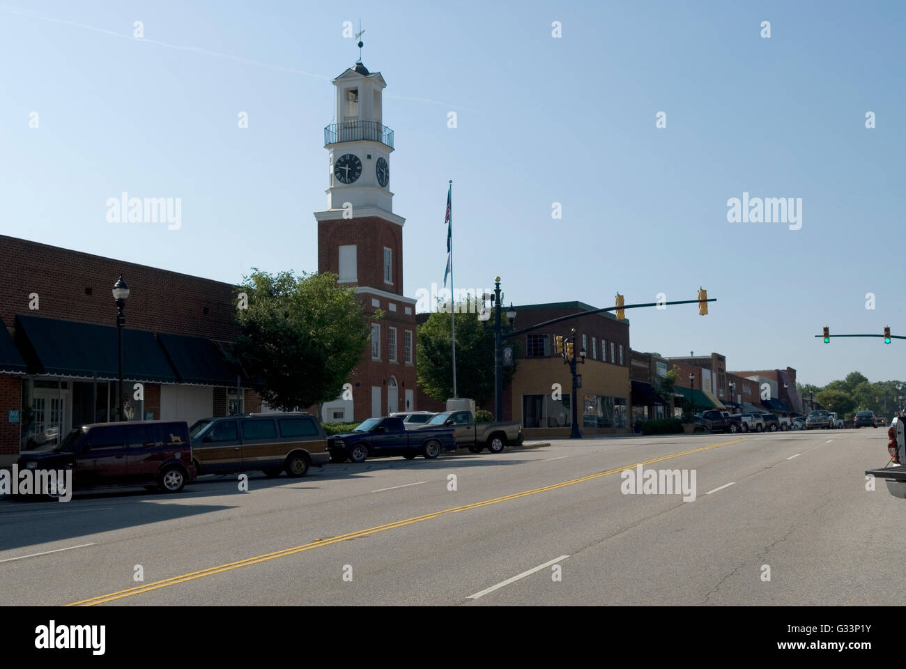 Street View Winnsboro South Carolina USA Foto Stock