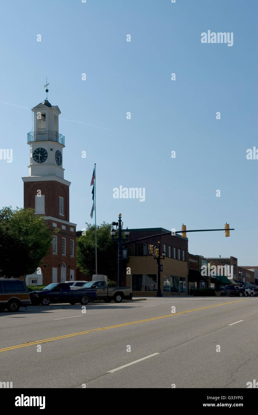 Street View Winnsboro South Carolina USA Foto Stock