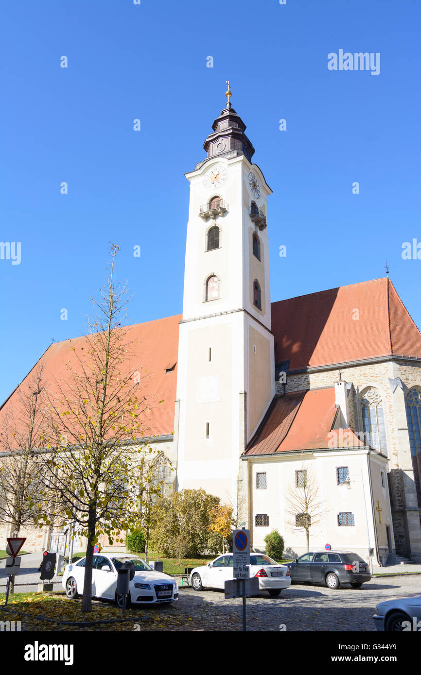 Chiesa parrocchiale di Eferding, Austria, Oberösterreich, Austria superiore, , Eferding Foto Stock