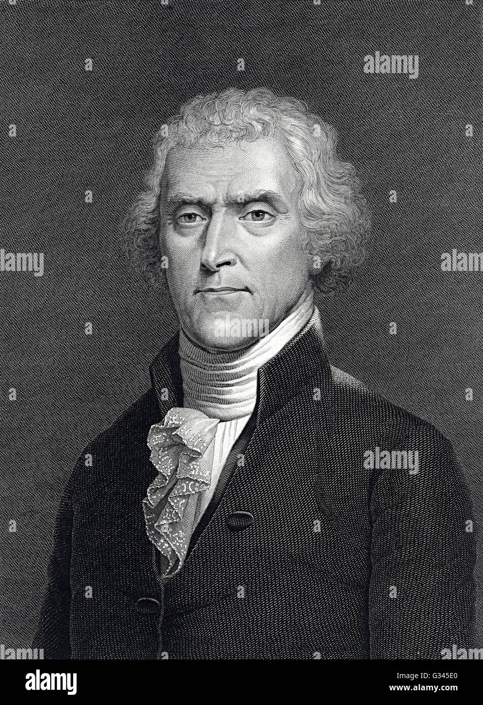 Thomas Jefferson Foto Stock