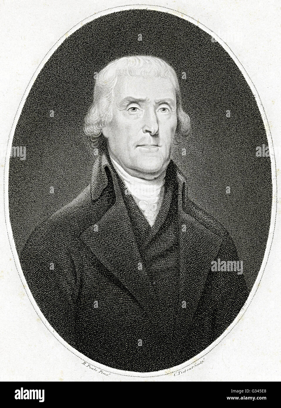 Thomas Jefferson Foto Stock