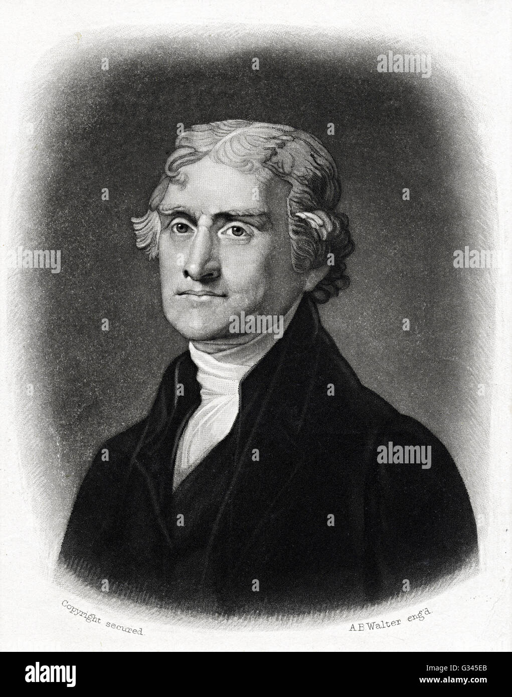 Thomas Jefferson Foto Stock