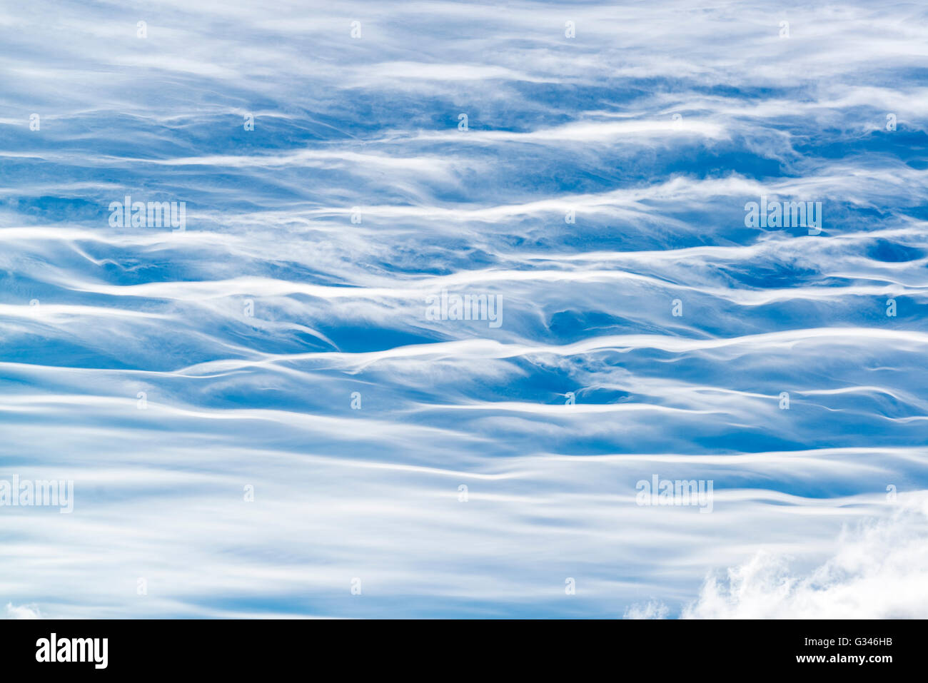 Modelli di cloud. Foto Stock