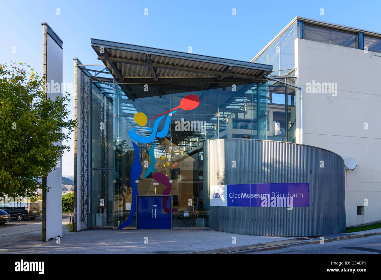 Museo del Vetro Azienda Stölzle Oberglas, Austria, Steiermark, Stiria, Südwest-Steiermark, Bärnbach Foto Stock