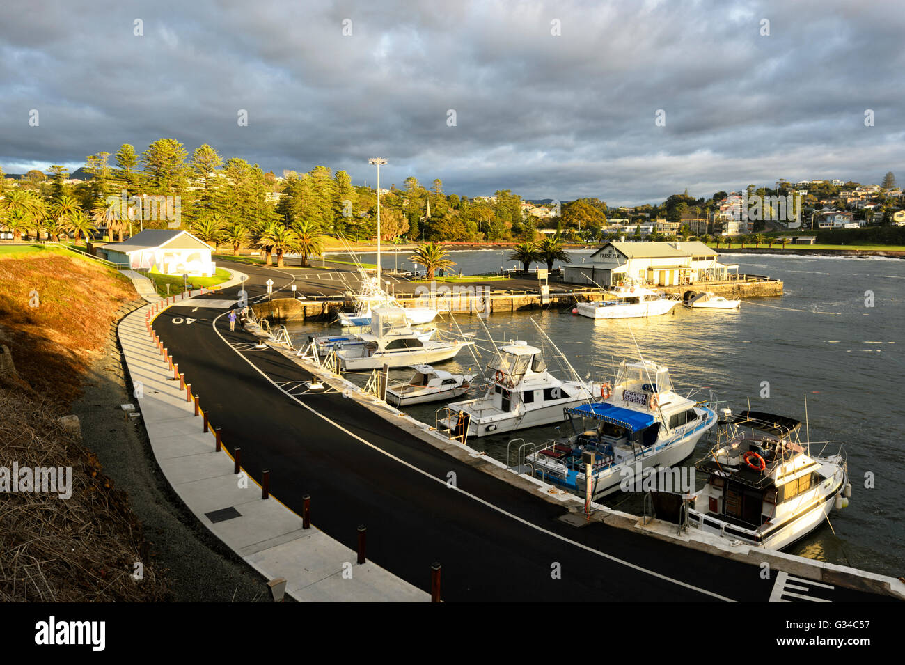 Kiama Harbour, Illawarra Costa, Nuovo Galles del Sud, Australia Foto Stock