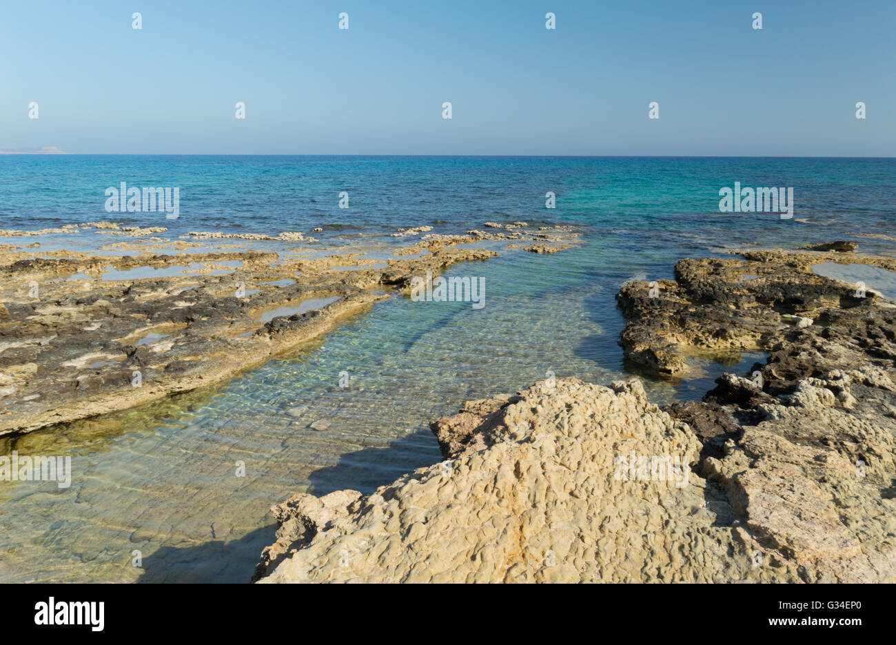 Acqua fresca di Ayia Napa Foto Stock