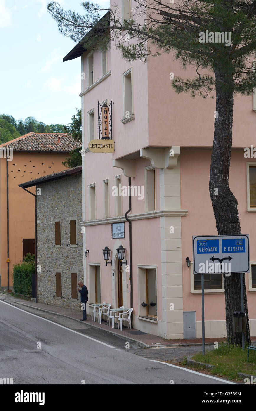 Hotel Il Crinale, Mornadi Grizzana, Italia settentrionale. Foto Stock