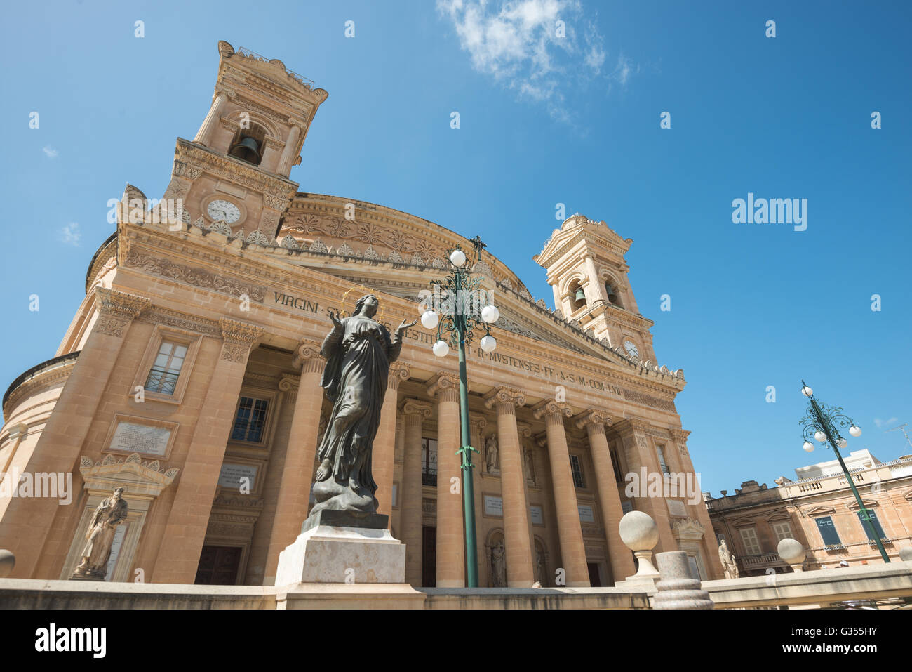 Il duomo di Mosta a Malta Foto Stock