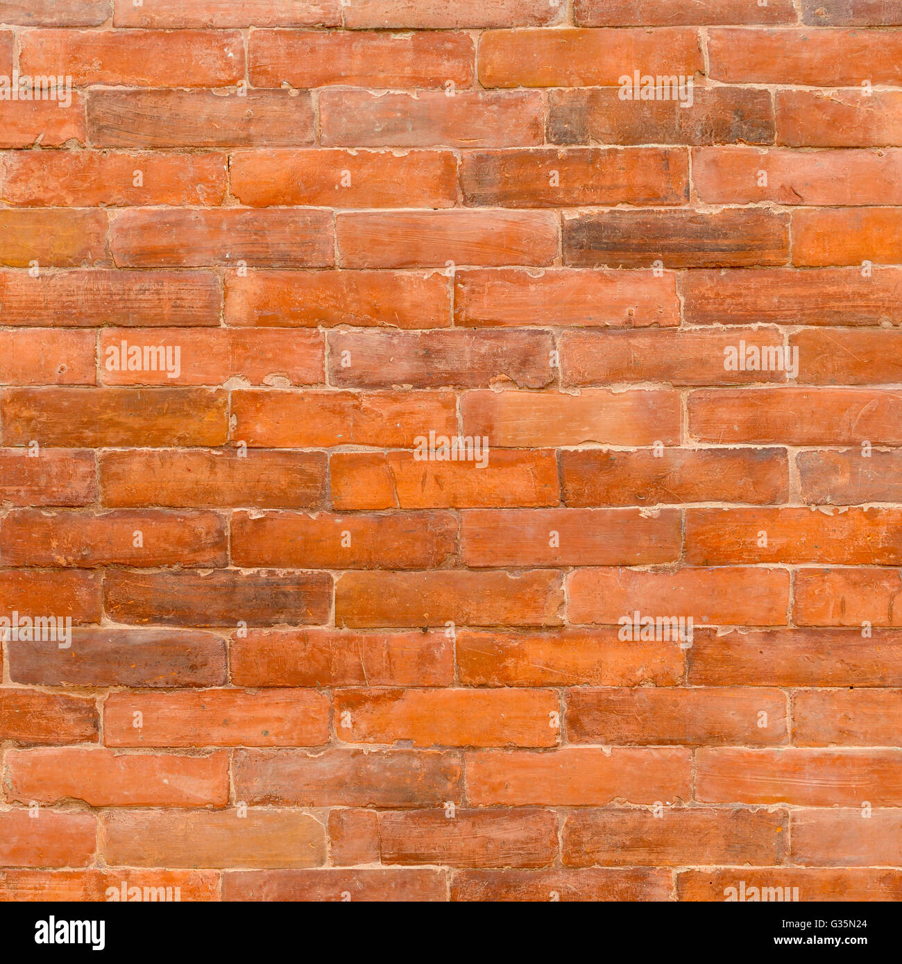 Tradizionali vetri Nepalese muro di mattoni texture, perfetto come sfondo Foto Stock