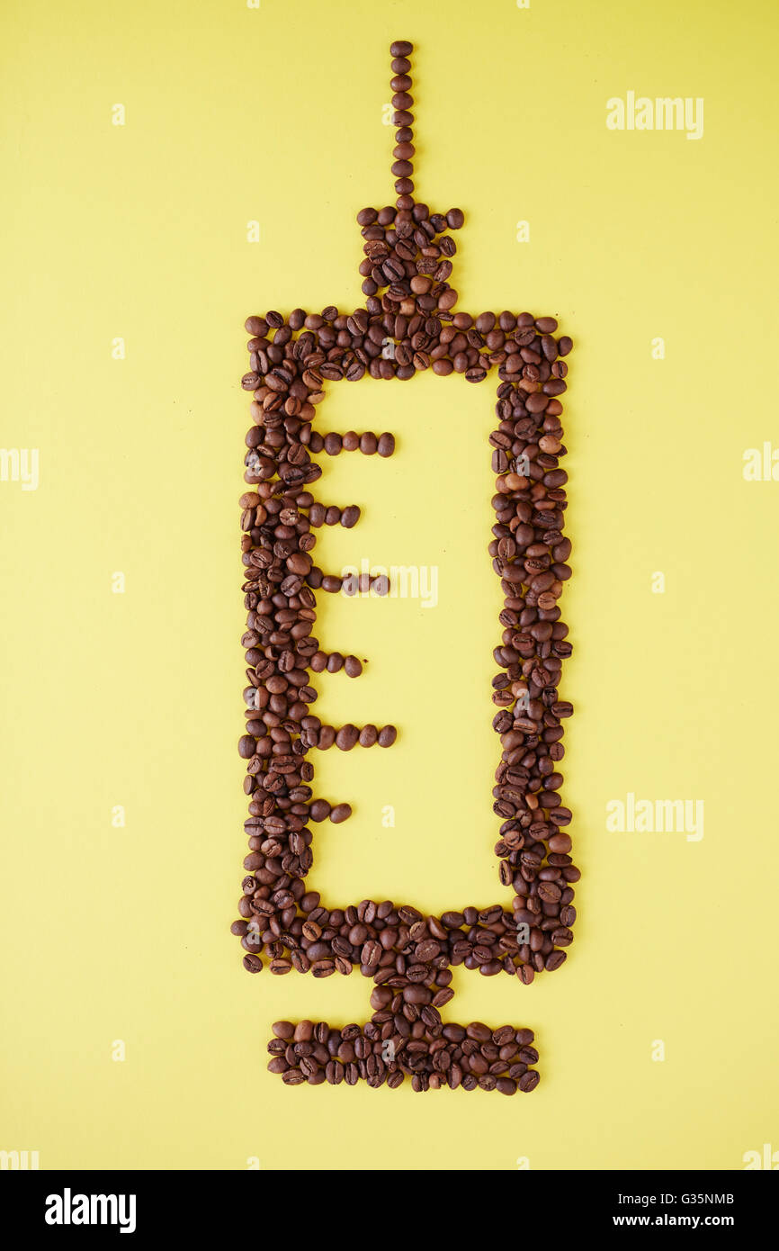 Siringa di caffè Foto Stock