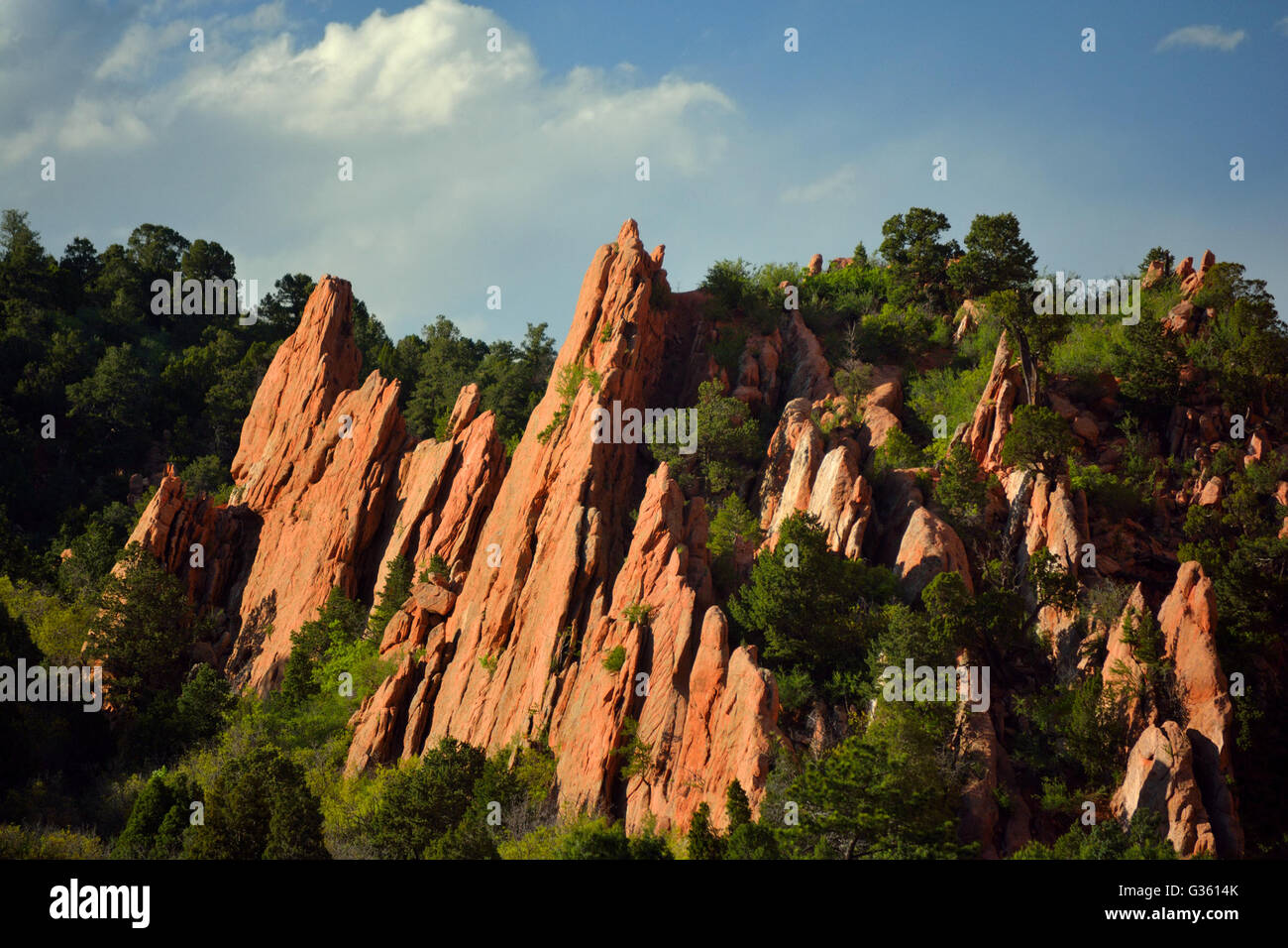 Giardino degli dèi Colorado Springs Foto Stock