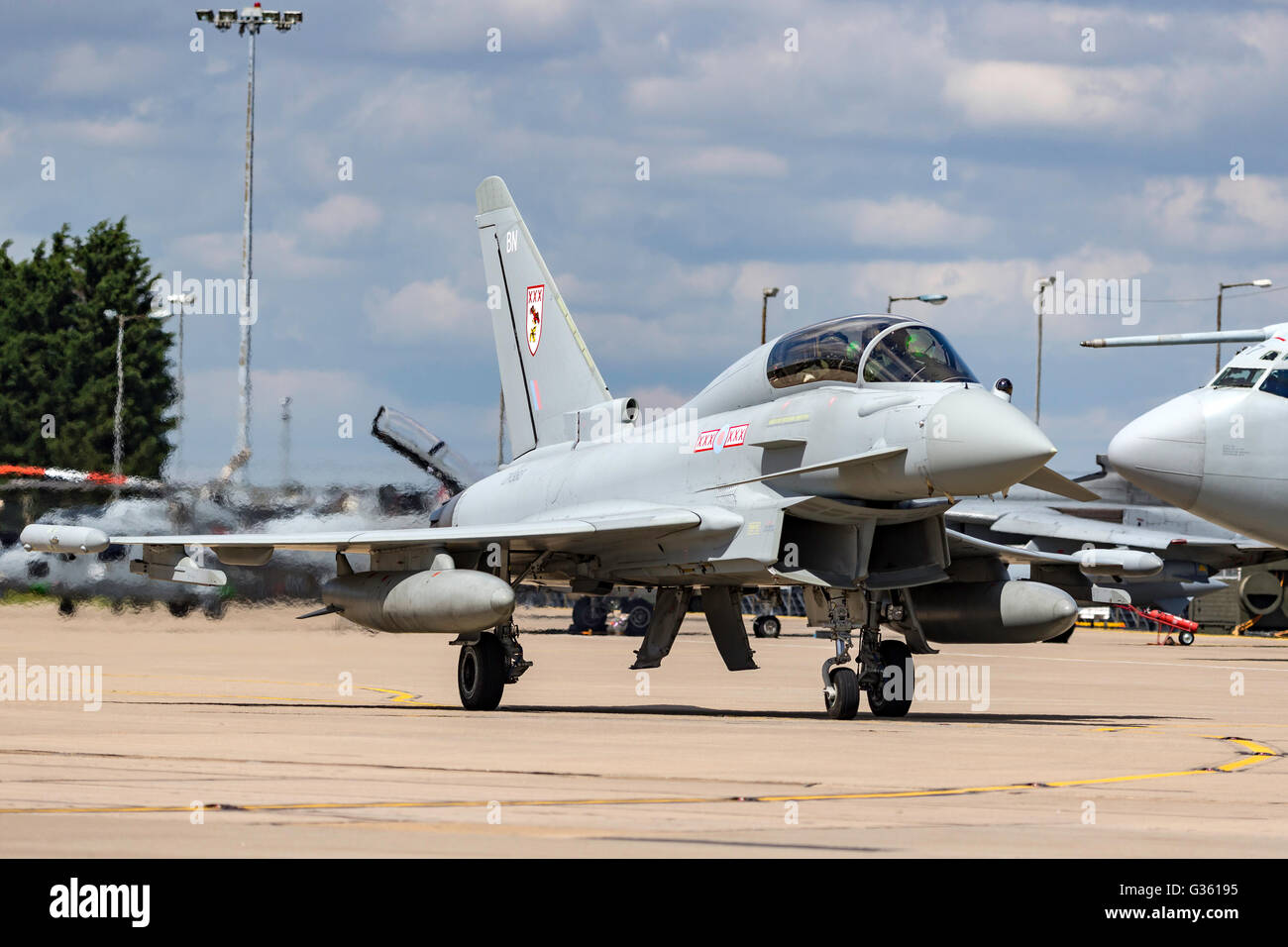 Royal Air Force (RAF) Eurofighter EF-2000 Typhoon ZK383 da 29 Squadriglia con base a RAF Coningsby. Foto Stock