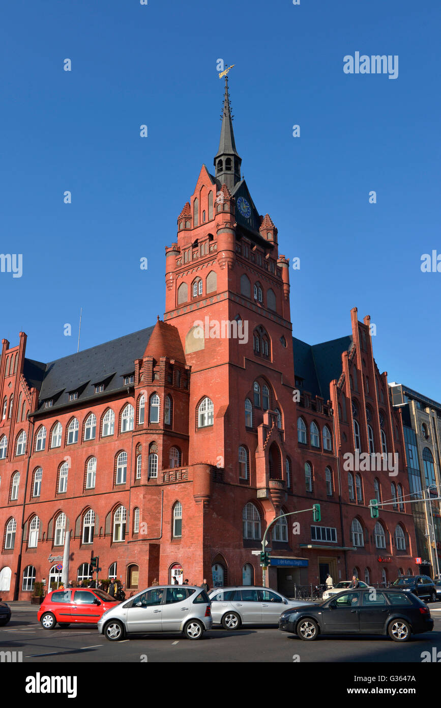 Altes Rathaus, Schlossstrasse, Steglitz Berlino, Deutschland Foto Stock