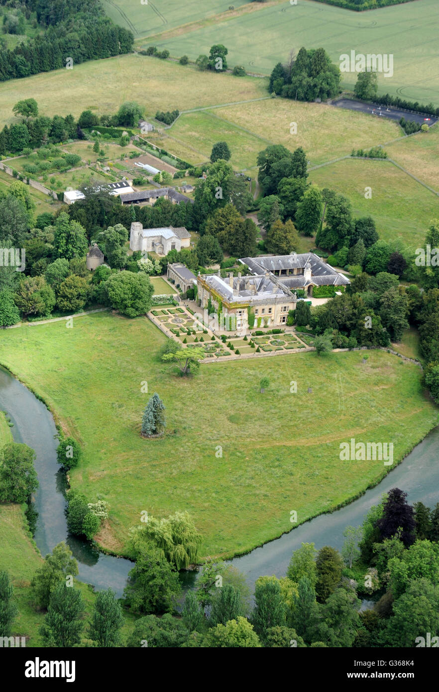 Kiddington Manor vicino a Woodstock, Oxfordshire, Regno Unito Foto Stock