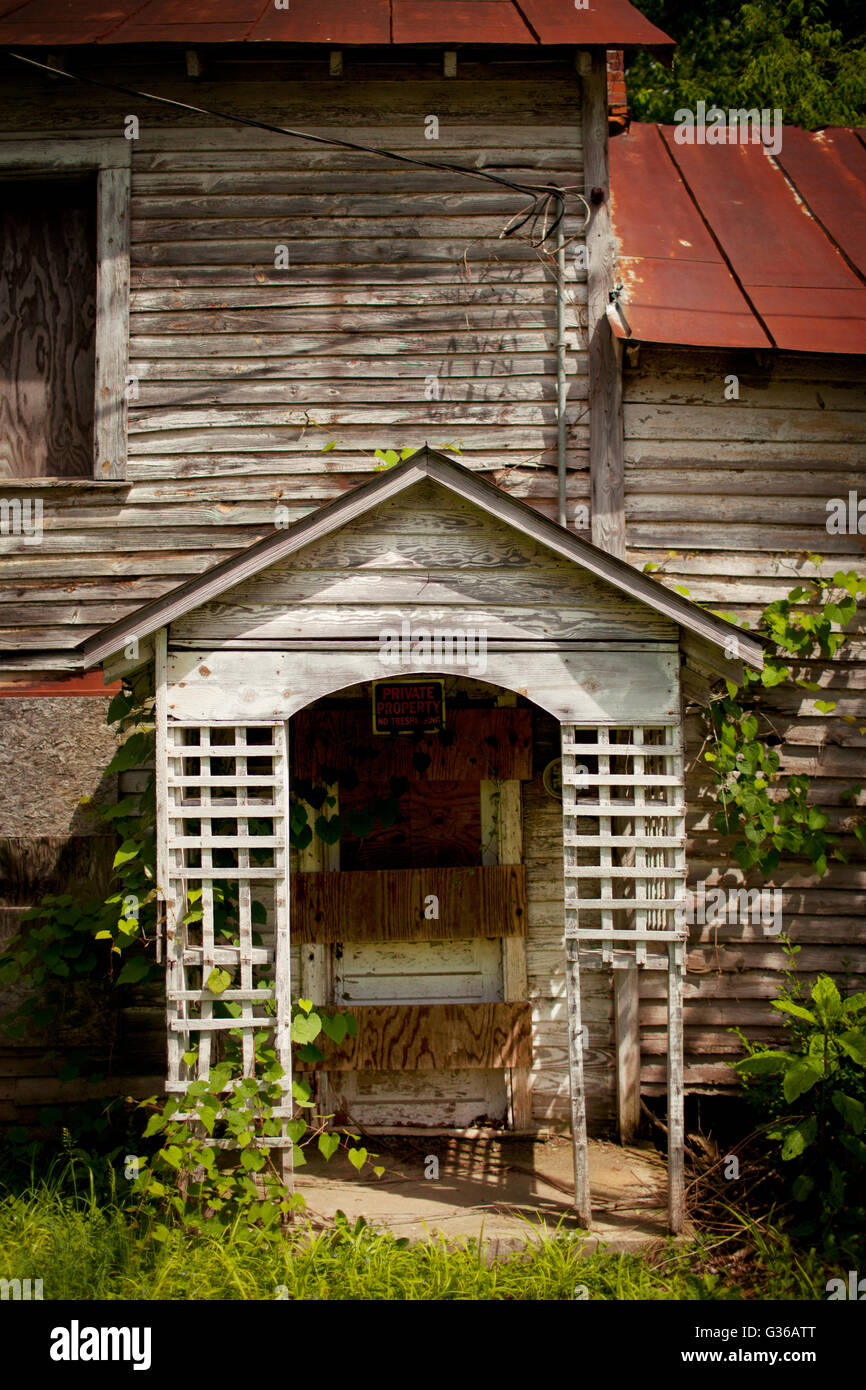 Casa abbandonata in Remmington Virginia Foto Stock