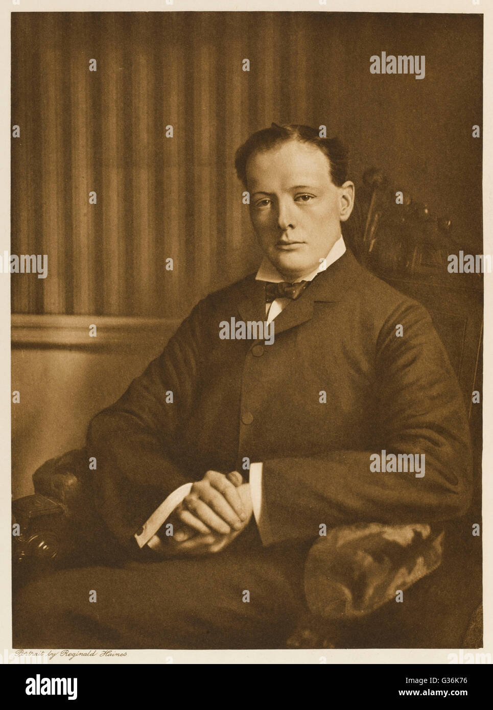 Winston Churchill Foto Stock