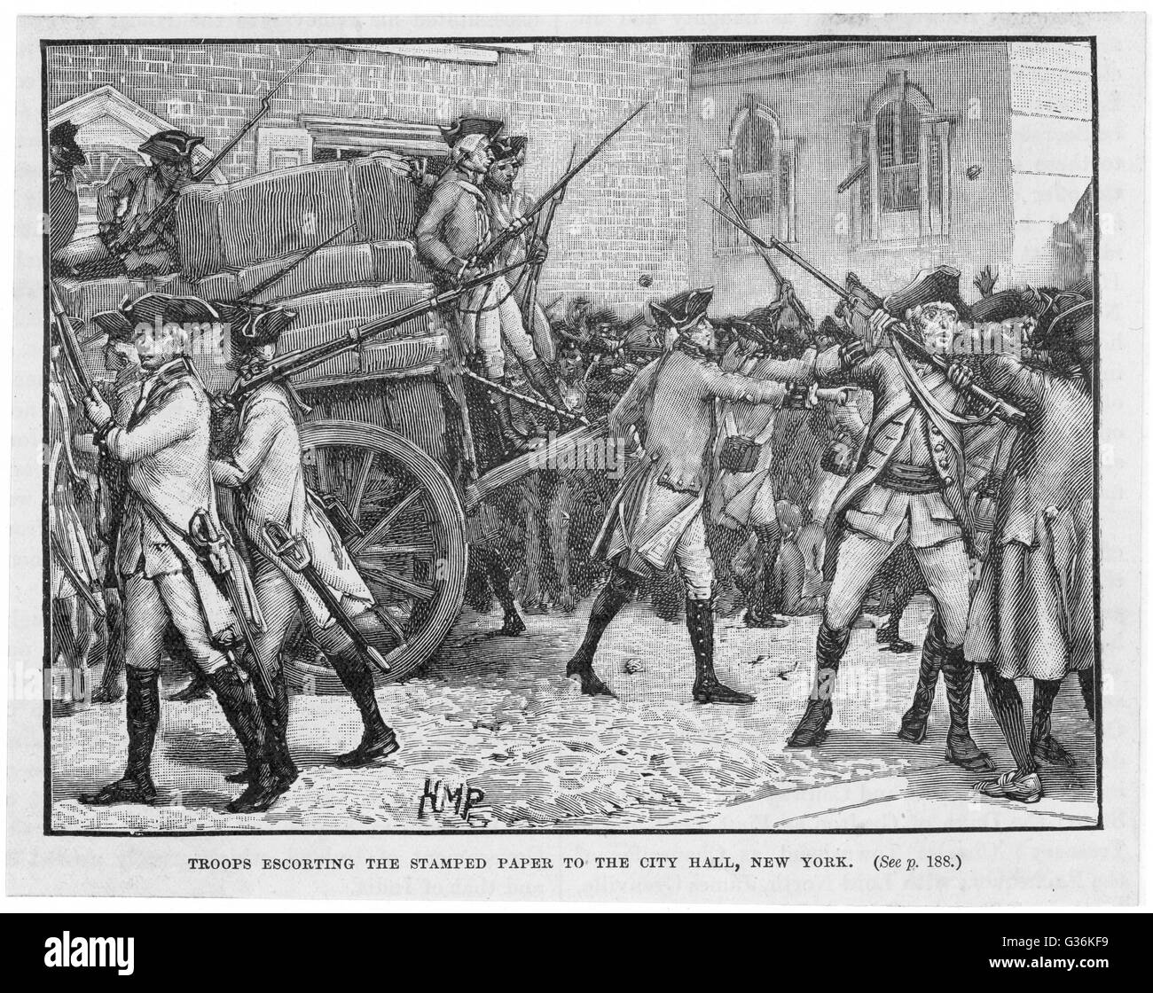 Stamp Act, New York Foto Stock