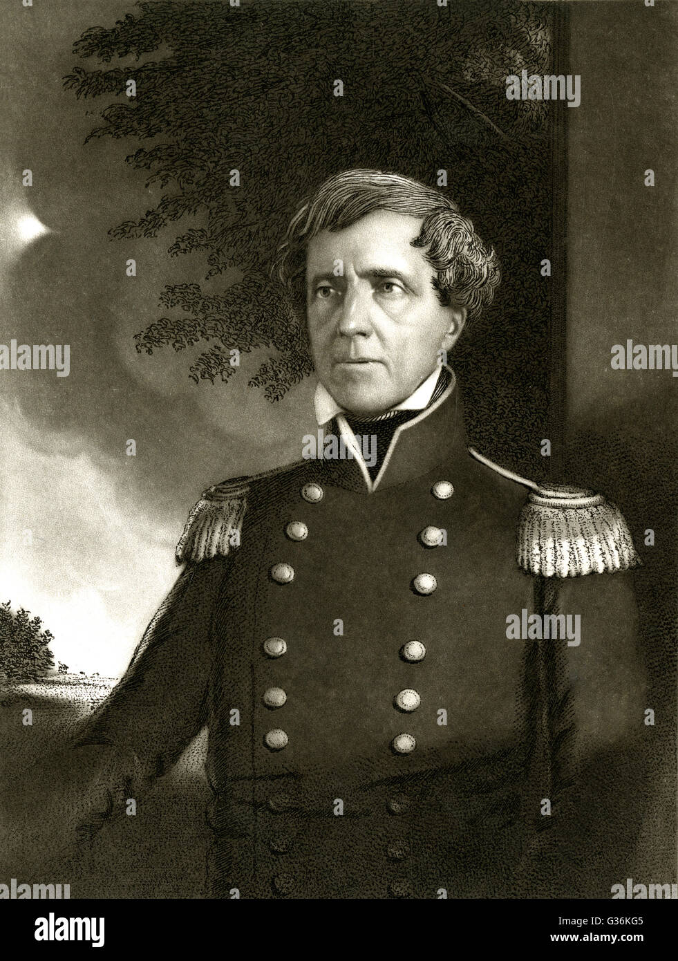 Stephen Watts Kearny (1794 - 1848), militare americano Foto Stock