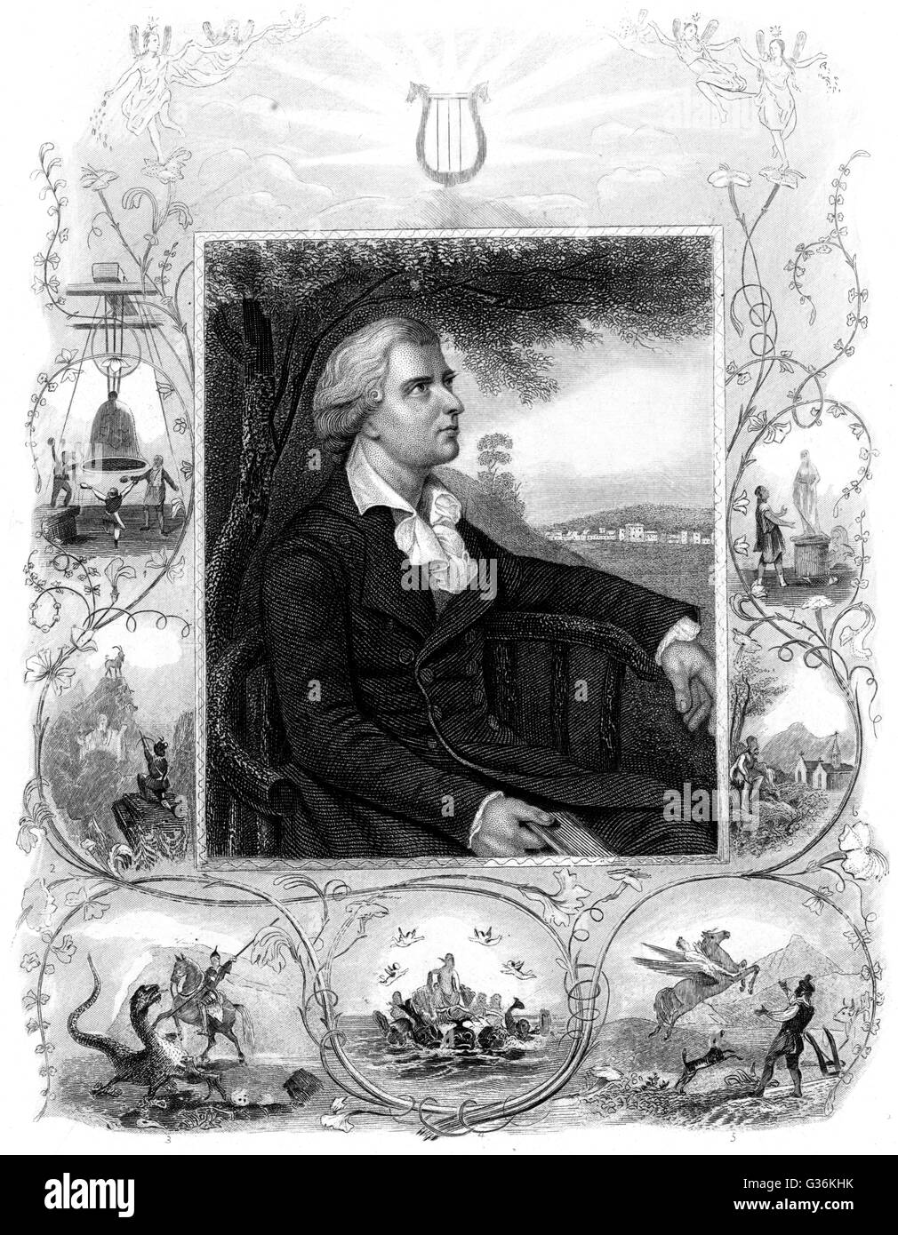 Friedrich von Schiller Foto Stock