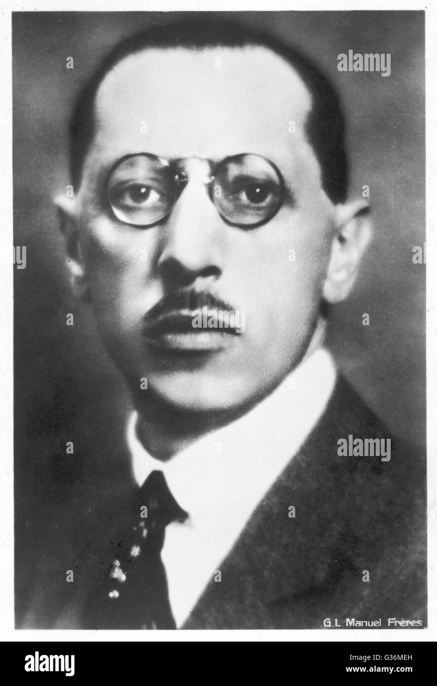 Igor Stravinsky Foto Stock