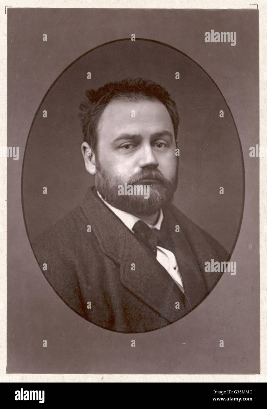 Emile Zola Foto Stock