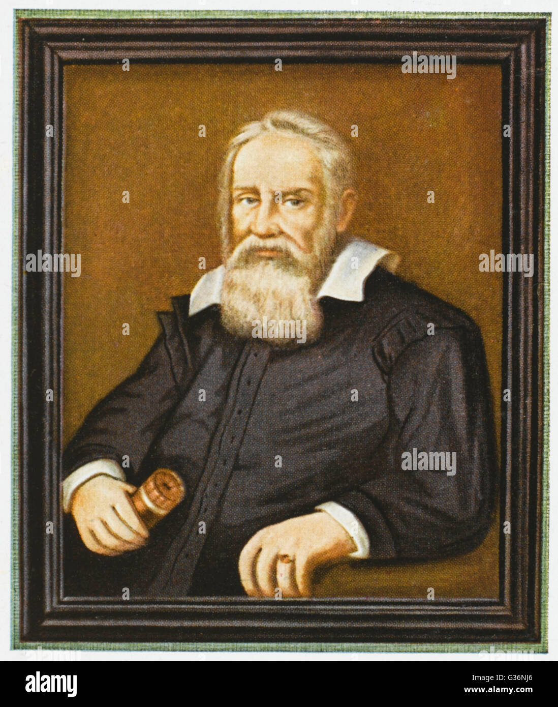 Galileo Galilei, astronomo italiano Foto Stock