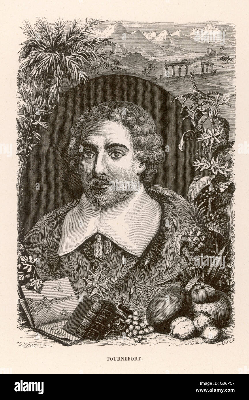 Joseph Pitton de Tournefort, botanico francese Foto Stock