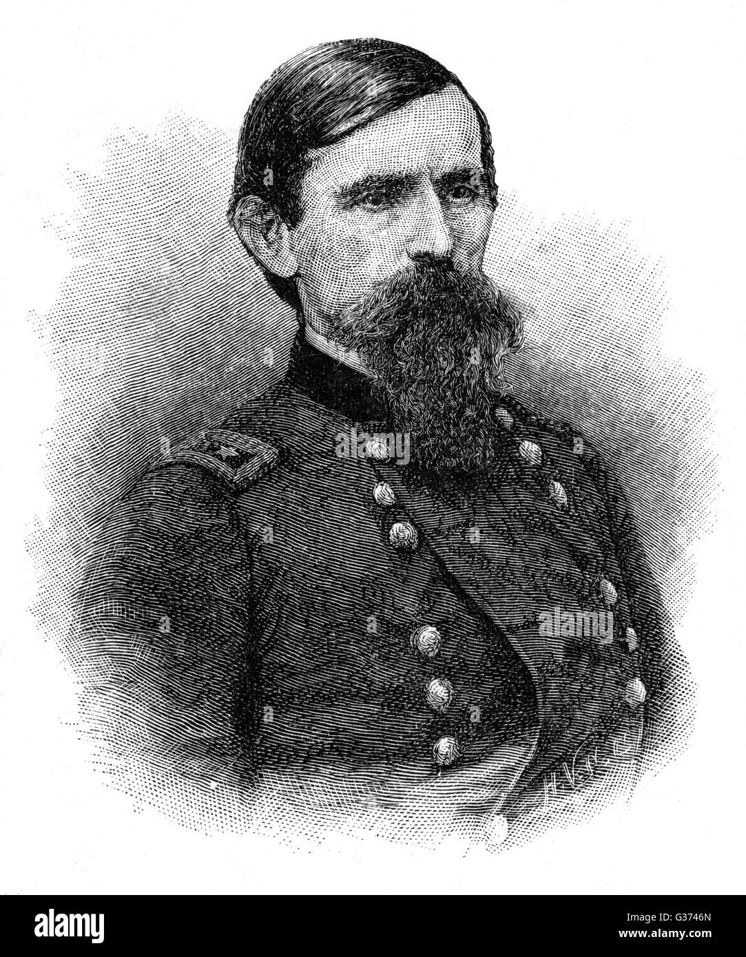 Principali generale Lew Wallace American comandante militare e meglio conosciuto per il suo libro 'Ben Hur". Data: 1827 - 1905 Foto Stock