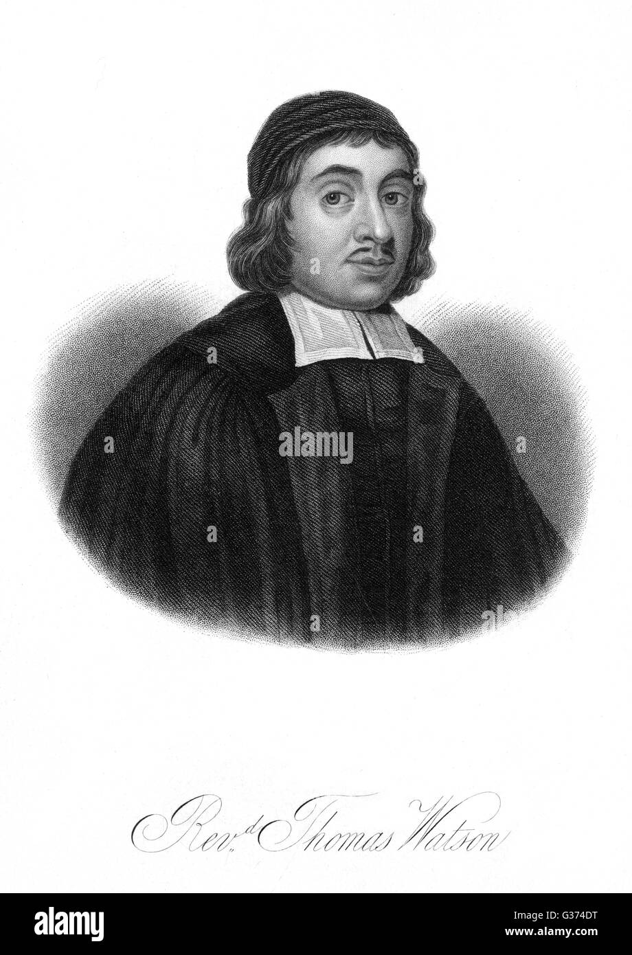 THOMAS WATSON anticonformista prelato e scrittore religioso Data: ? - 1686 Foto Stock