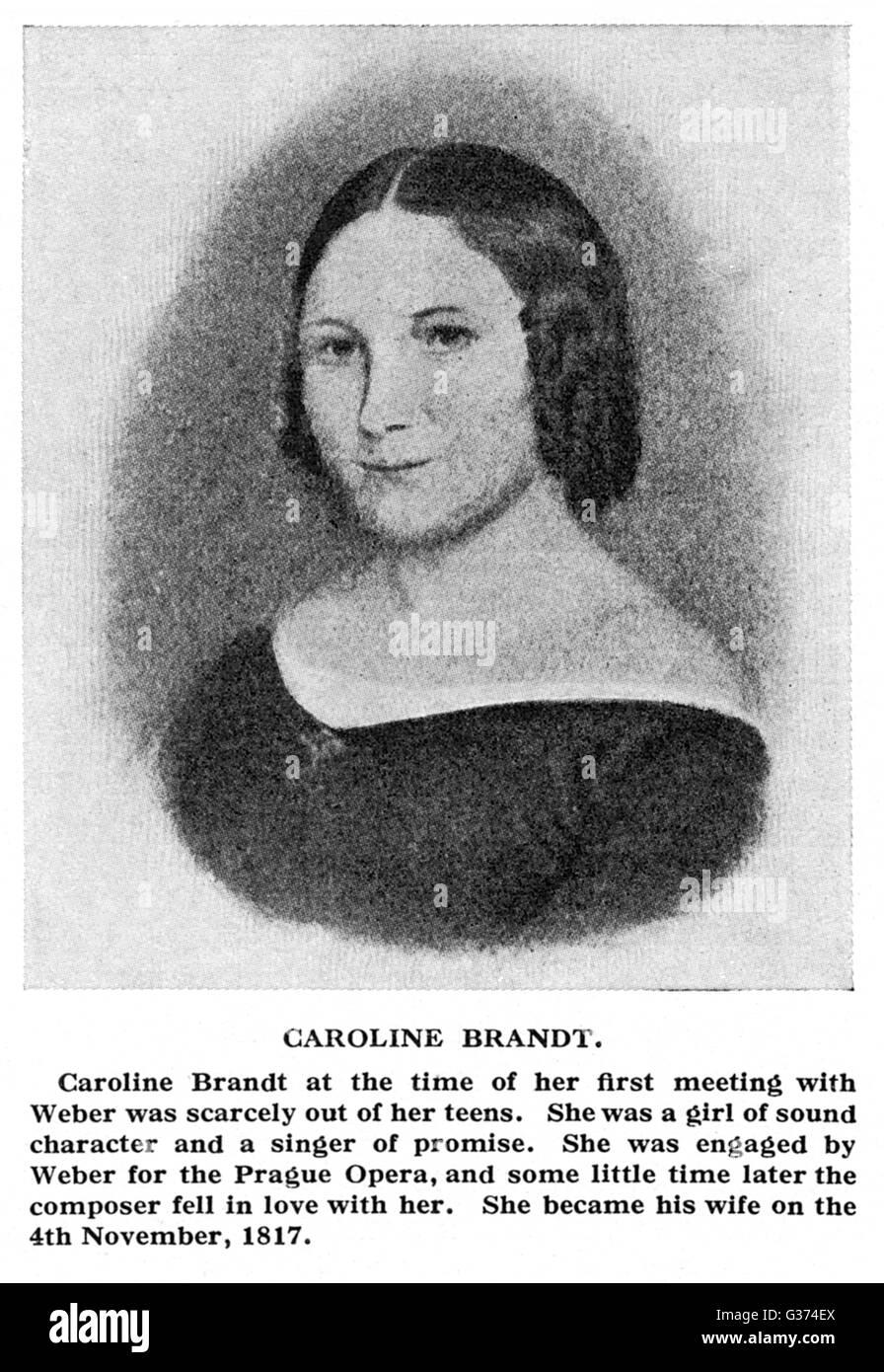 CAROLINE BRANDT WEBER Foto Stock