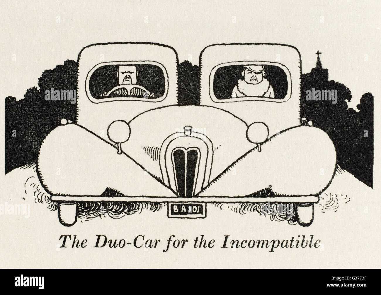 La Duo auto per l'incompatibile - W H Robinson Foto Stock