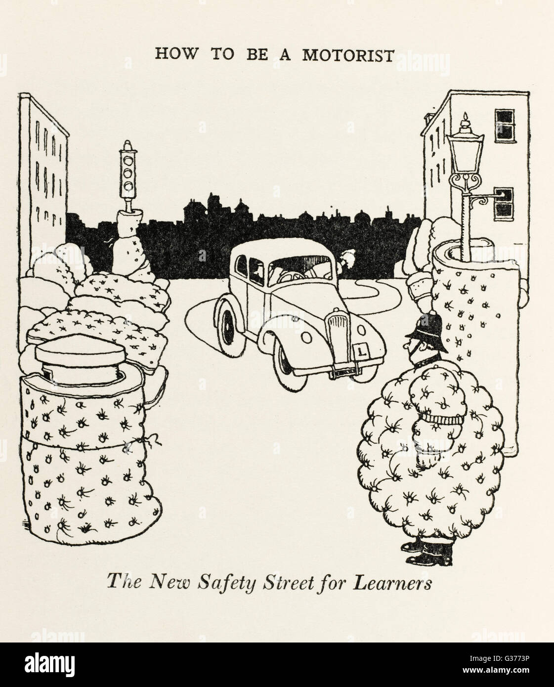 La nuova strada della sicurezza per gli studenti - W H Robinson Foto Stock