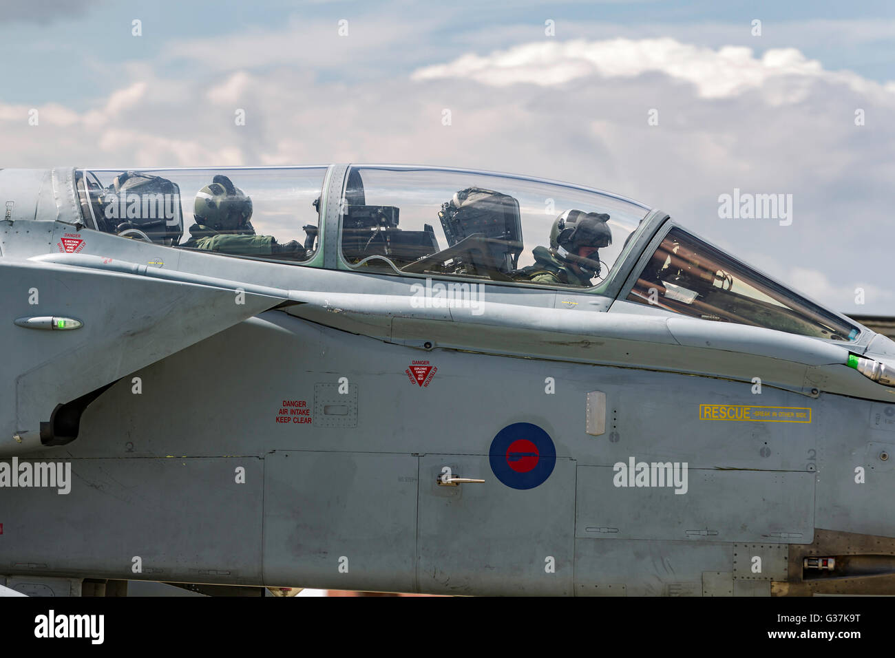 Royal Air Force (RAF) Panavia Tornado GR4 ZA606 del XV (riserva) Squadriglia con base a RAF Lossiemouth. Foto Stock