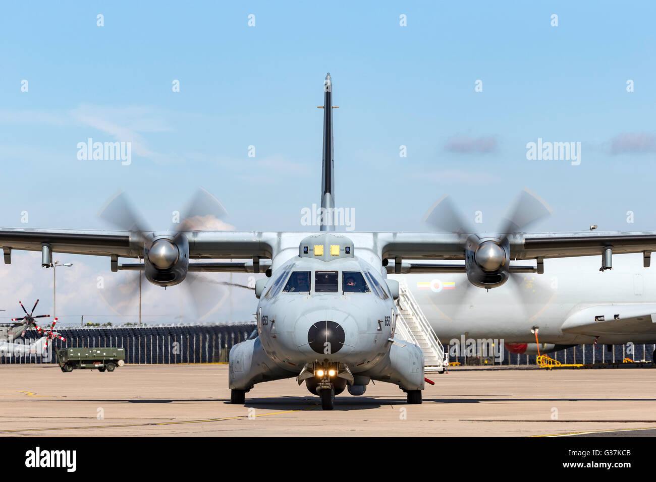 Marina turca (Türk Deniz Kuvvetleri) Airtech (CASA) CN-235-100MPA il pattugliamento marittimo di aeromobili. Foto Stock