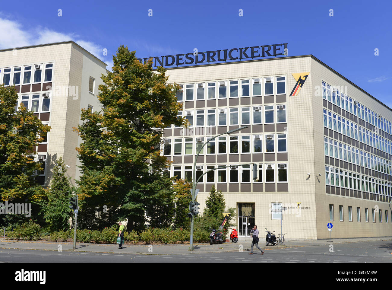 Bundesdruckerei, Oranienstrasse, Kreuzberg di Berlino, Deutschland Foto Stock